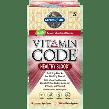 Vitamin Code Healthy Blood 60 vcaps
