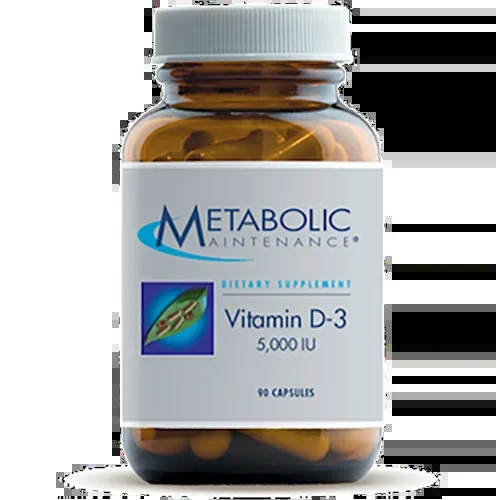 Vitamin D-3 5,000 IU (90 caps) by Metabolic Maintenance