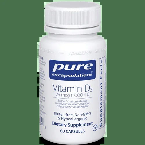 Vitamin D3 1,000 IU – CAPSULES