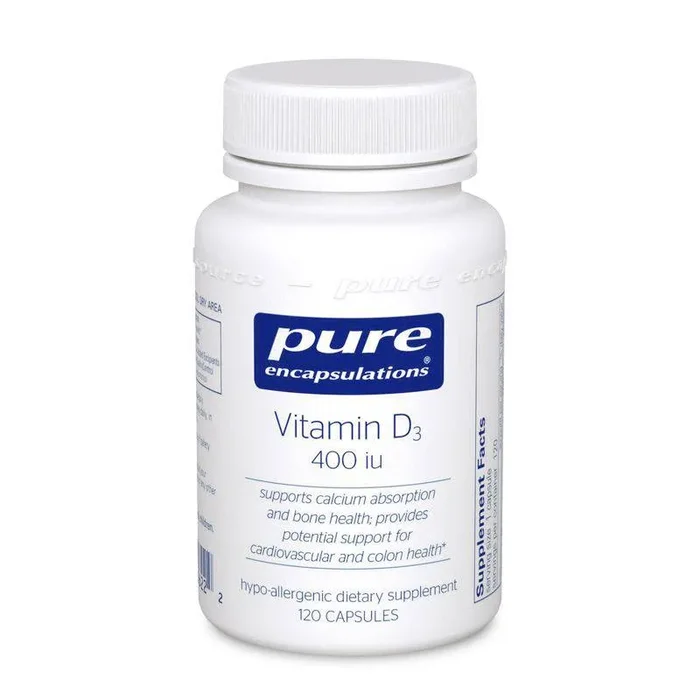 Vitamin D3 10 mcg (400 IU) 120’s