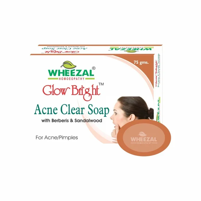 Wheezal Glow Bright Acne Clear Soap – 75 GM