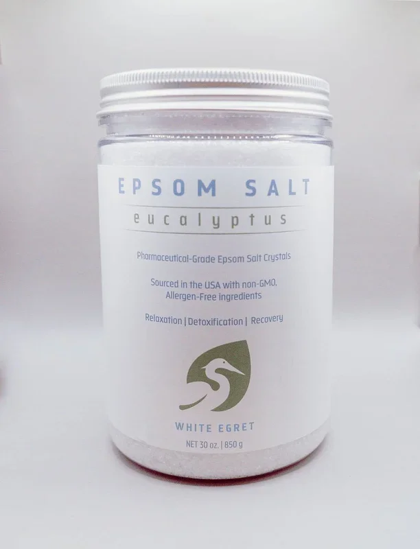 White Egret INC Eucalyptus Epsom Salt 30 oz Salt
