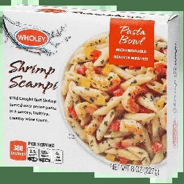 Wholey Seafood Shrimp Scampi Pasta Bowl-8 oz
