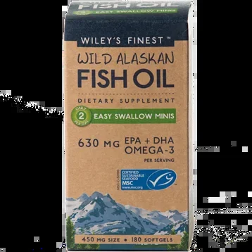 Wild Alaskan Fish Oil 180 mini sgels