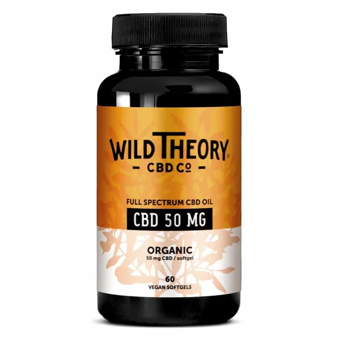 Wild Theory Full Spectrum CBD Softgels 50mg – Final Sale