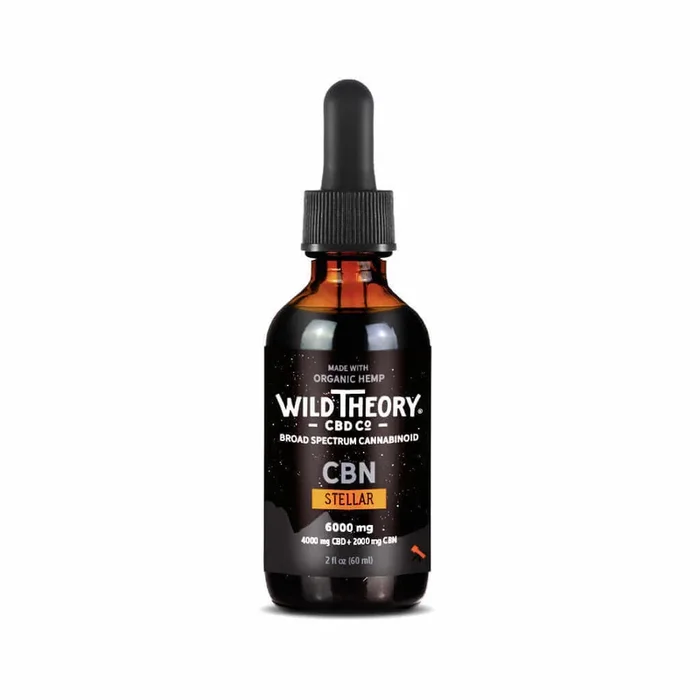 Wild Theory Stellar Broad Spectrum CBD and CBN Oil – 2000mg CBN + 4000mg CBD