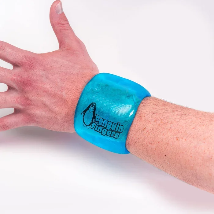 Wrist Cold Gel Ice Pack, Reusable Soft Gel Compression Wrap, Therapy Sleeve, Pain Relief for Injuries, Carpal Tunnel, and Sore Joints – No-Toxins and Latex-Free,