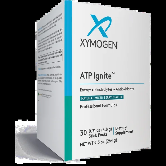 Xymogen, ATP Ignite™, Natural Mixed Berry Flavor, 30 Servings