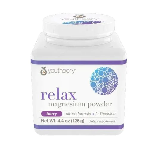 Youtheory, Magnesium Powder, 4.4 Oz