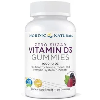 Zero Sugar Vitamin D3 Gummies 60 Gummies *