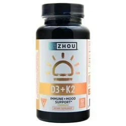 Zhou D3 + K2 60 vcaps