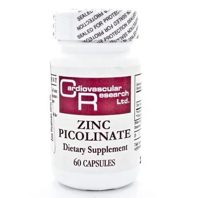 Zinc Picolinate 25mg 60c by Ecological Formulas-CVR