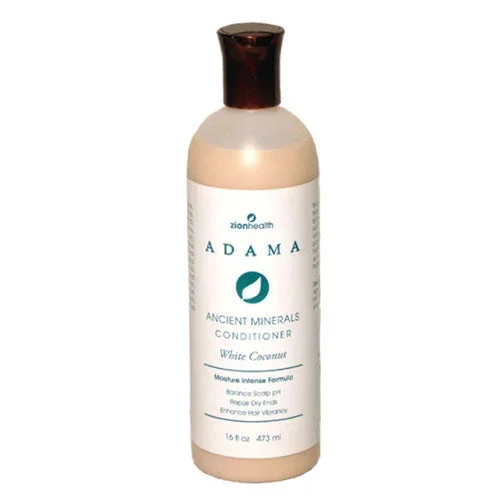 Zion Health, Adama Ancient Minerals Conditioner White Coconut, 16 Oz