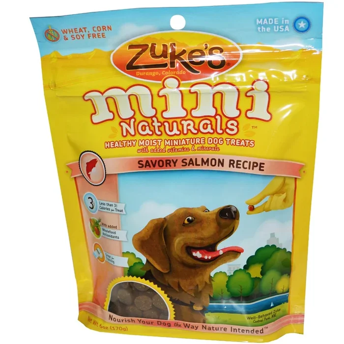 Zuke’s Mini Dog Treats Salmon 6 oz